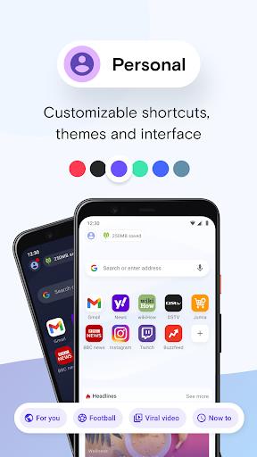 Opera Mini: Fast Web Browser screenshot 8