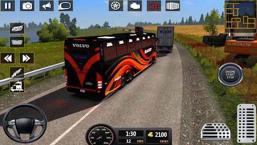 Euro Bus Driving Games Sim 3D screenshot 4