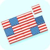 Flag Swipe Puzzle-country quiz APK