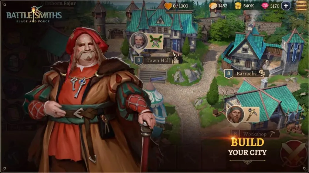 New Mobile Strategy Title Battlesmiths: Blade & Forge Is Now Available on Android and iOS