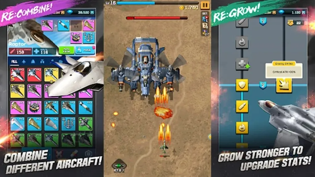 Com2uS' arcade title, Strikers1945: RE, receives a soft launch for Android and iOS in Indonesia.