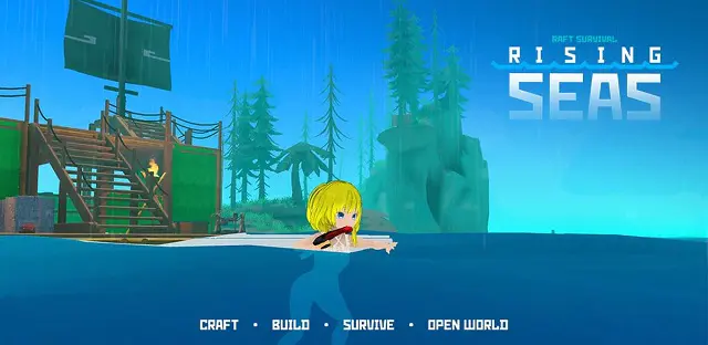 Học cách sống sót dưới lòng biển trong trò chơi sandbox Raft Survival: Nước biển dâng cao News