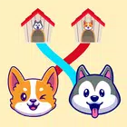 Dog rush: Draw to save games icon