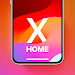 iCenter iOS 16: X - Home Bar icon