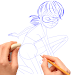 How To draw Lady Bu icon