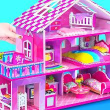 Doll House Design Decor Games icon