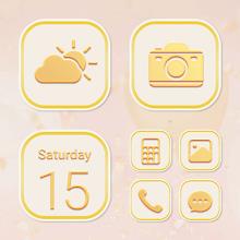 Wow Champagne Kisses Theme APK