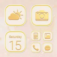 Wow Champagne Kisses Themeicon