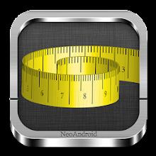 Tape measure: cm, inchicon