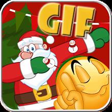 Santa Claus Gift GIF Sticker APK