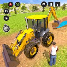 Village Excavator JCB Games icon