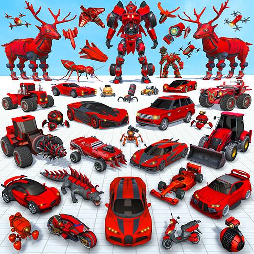 Deer Robot Car Game-Robot Game icon