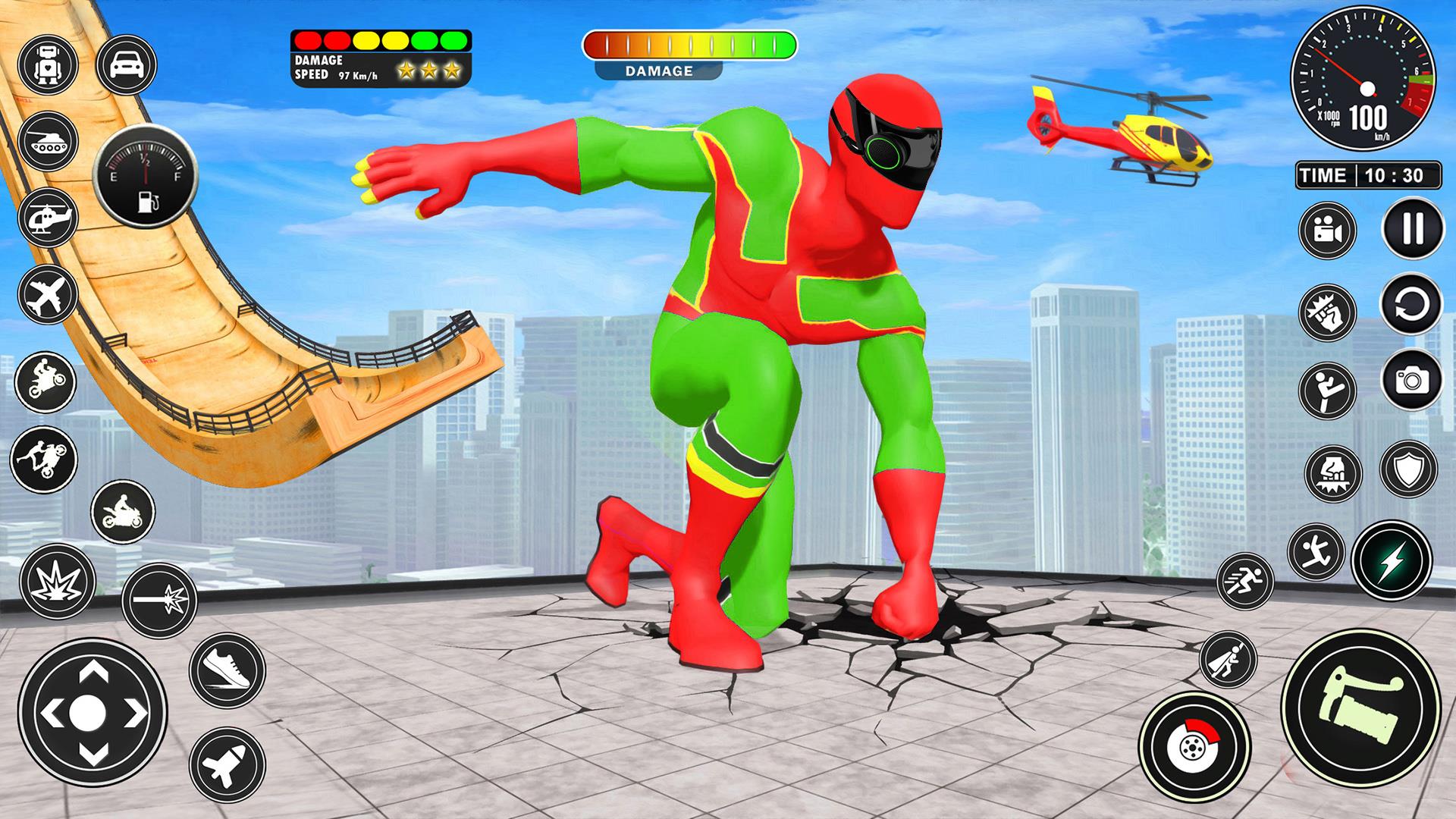 Rope Superhero Games Rope Hero screenshot 8