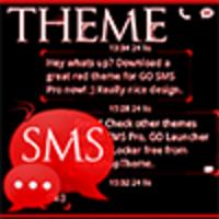 Theme Red Neon GO SMSicon