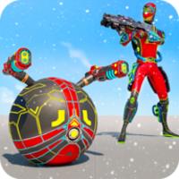 Snow Ball Robot Bike Games APK