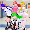 Anime Girl High School Life 3D icon