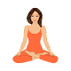 Rhythmic Breathing. Meditation icon