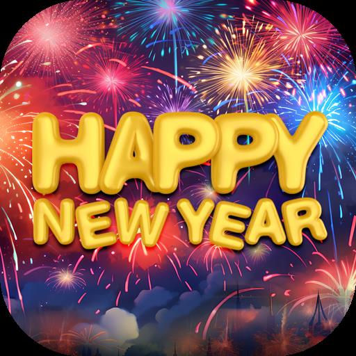 Happy New Year 2024 GIF icon