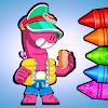 Coloring Brawl Stars All Skins icon