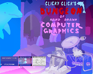 clicky clicks dungeon of hand drawn computer graphics icon