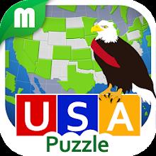 USA Map Puzzle icon