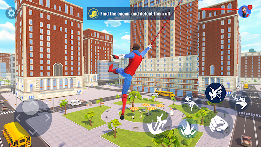 Spider Fighting: Hero Game Mod screenshot 1