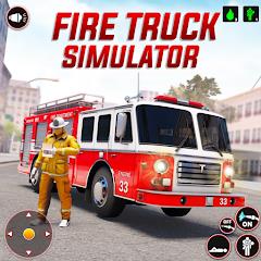 Fire Truck Sim: Truck Games Mod icon