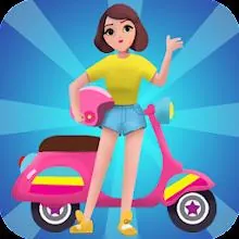 Girls run bike: Real racing icon