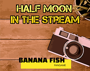 Half-moon in the stream icon