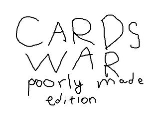 Cards war: poorly made edition icon