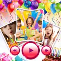 Happy Birthday Video Maker With Music And Photosicon