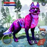 Wolf Sim: Offline Animal Games icon