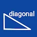 diagonal calculator icon