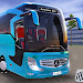 American Coach Bus Driving 3d icon