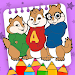 Alvin Chipmunks Coloring Book icon