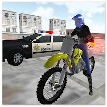 Motocross Racing Cop Gameicon