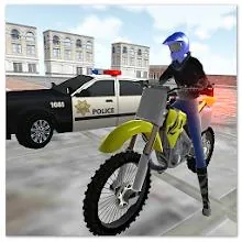 Motocross Racing Cop Game APK