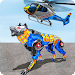 Wolf Robot Transform Helicopter Police Games icon