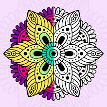 Mandala Color by Number Book icon