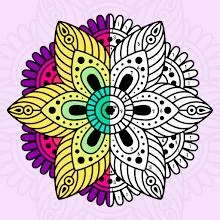 Mandala Color by Number Book icon