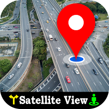 GPS Satellite View World Mapicon