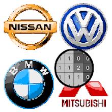 Cars Logo Pixel Art Coloring APK