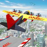 Airplane Mega Ramp Stunt Games icon