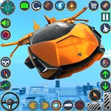 Flying Taxi Robot Transform 3D APK