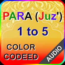 Para 1 to 5 with Audio icon