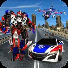 Multi Robot Transform Car Game icon