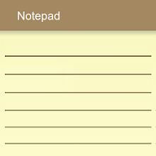 Notepad - simple notes icon