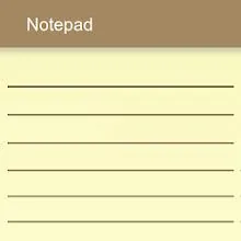 Notepad - simple notes icon
