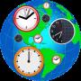 World Time Zone Clock Time now icon