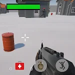 Fps shooting game 3d icon